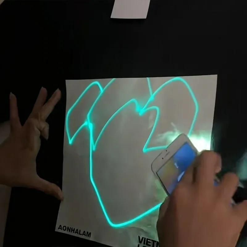 Glow in the Dark T-Shirt for Men & Women | Luminous Night Wear Cotton Tee